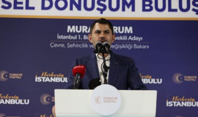 Bakan Kurum: İstanbul, 7 Mayıs'ta 14 Mayıs'ın zafer müjdesini verecek
