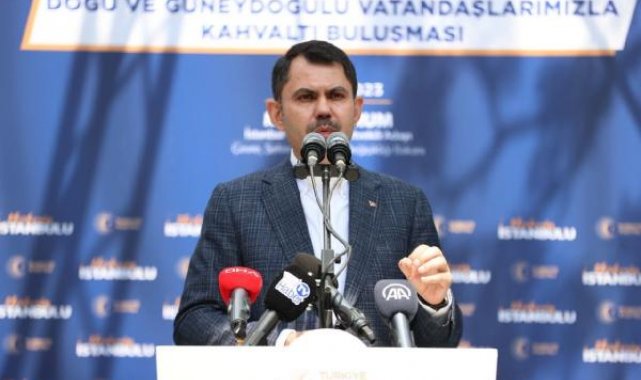 Bakan Kurum: Kartal'da hiç kimse riskli evlerde yaşamayacak