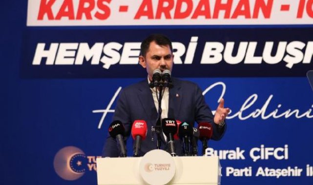 Bakan Kurum: Milletimizin takdiri başımızın üstündedir