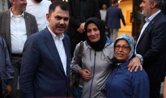 Bakan Kurum: Seçimde anket partileri değil, hizmet ve eser partileri birinci olmuştur