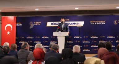Bakan Kurum'dan Rize'ye millet bahçesi müjdesi