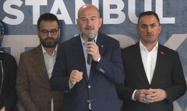 Bakan Soylu Kağıthane ve Beyoğlu Ak Parti İlçe Teşkilatlarını ziyaret etti