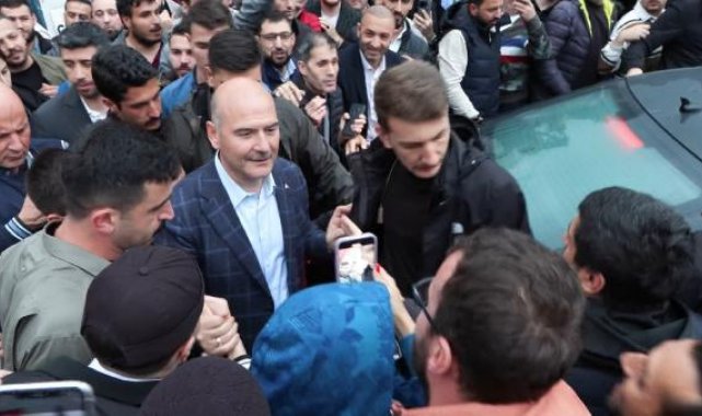 Bakan Soylu sabah namazını Ayasofya Camii'nde kıldı