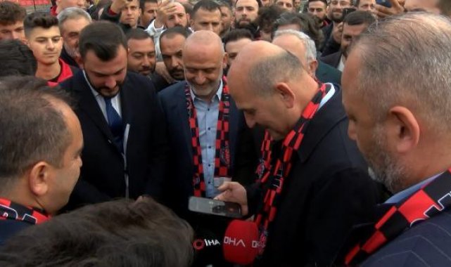 Bakan Soylu'dan Fatih Karagümrük Spor Kulübü'ne stad müjdesi