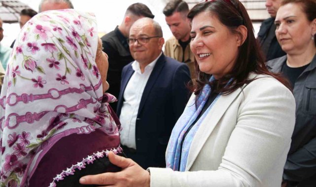 Başkan Çerçioğlu, Sultanhisar Pazarı'nı ziyaret etti