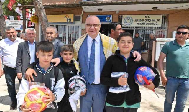 Başkan Ergün'e coşkulu karşılama