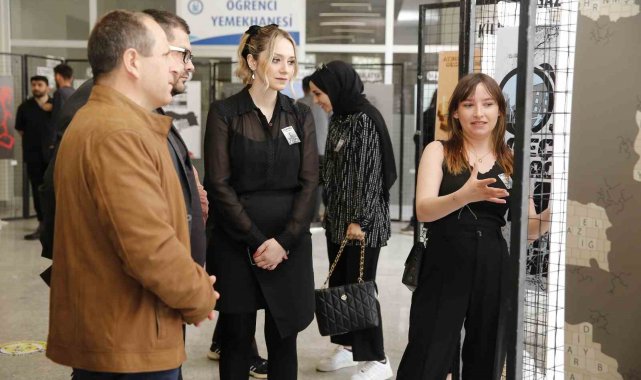 Bayburt Üniversitesinde bu haftanın grafik tasarım dersi "Depremdi"