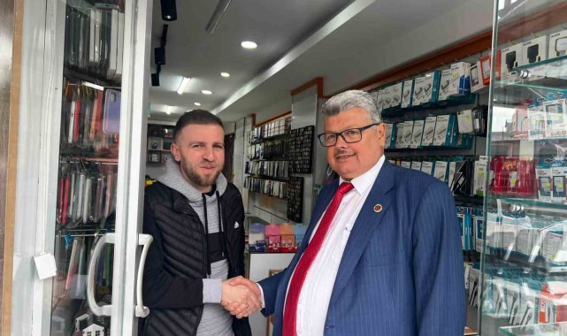 BBP Milletvekili Adayları Kemal Akyıldız ve Hasan Uslu esnafları ziyaret etti