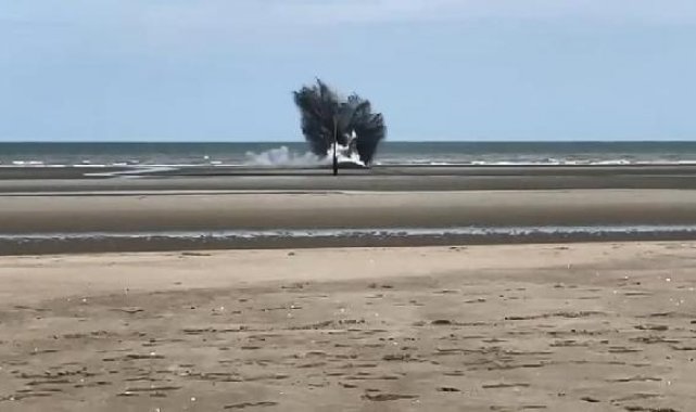 Belçika'da İkinci Dünya Savaşı'ndan kalma bomba imha edildi