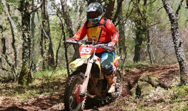 Bergama'da enduro rüzgarı esti