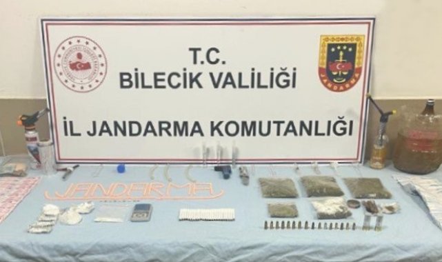 Bilecik'te 236 gram esrar ele geçirildi