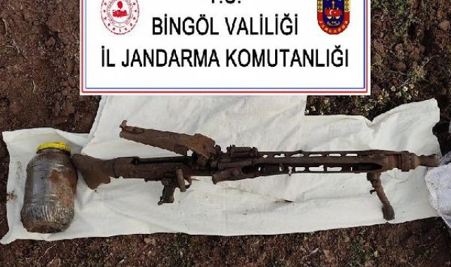 Bingöl'de terör operasyonunda patlayıcı, silah ve uyuşturucu ele geçirildi