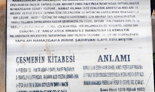 Bir ecdat yadigârı: Rauf Paşa Namazgâhı