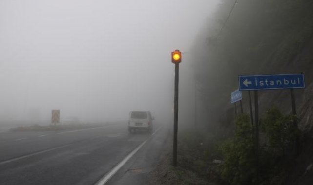 Bolu Dağı'nda yoğun sis