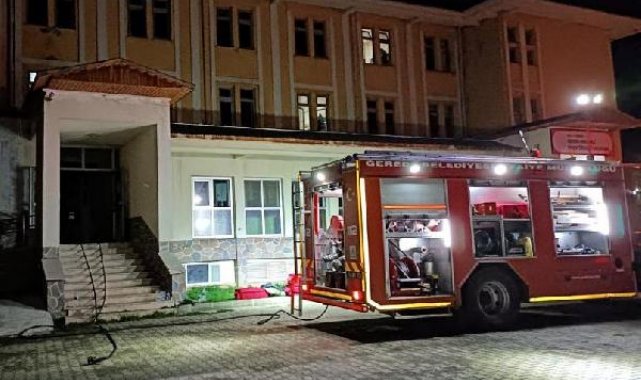 Bolu'da öğrenci yurdunda çıkan yangın söndürüldü
