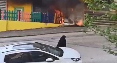 Bursa'da anaokulunda yangın