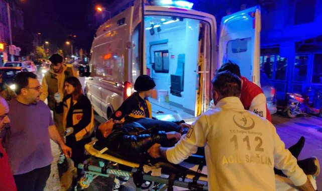Bursa'da motosiklet sürücüsü ölümden döndü
