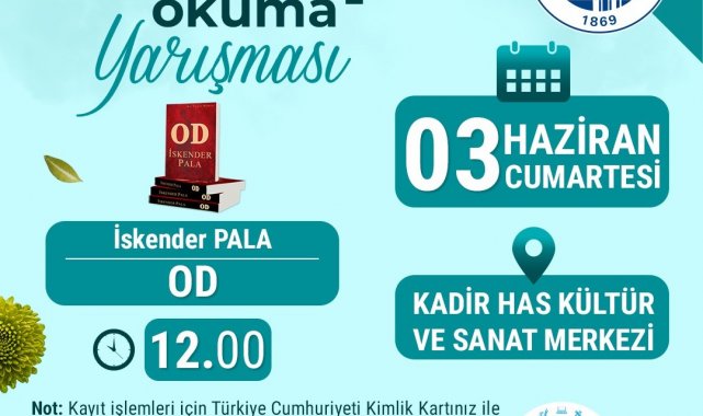 Büyükşehir'in kitap okuma yarışması 3 Haziran'da yapılacak