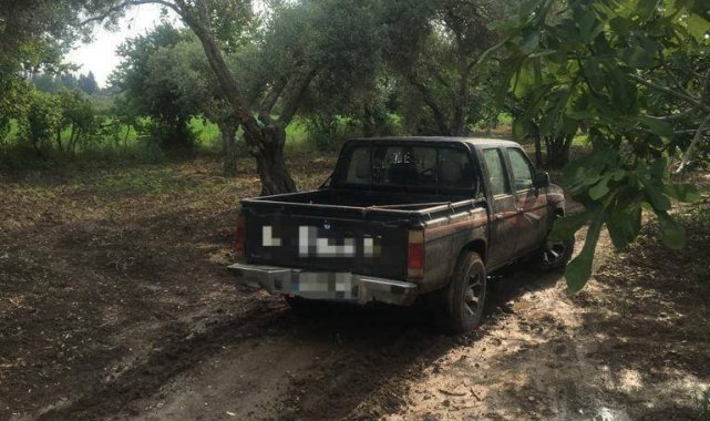 Çalıntı aracı jandarma buldu