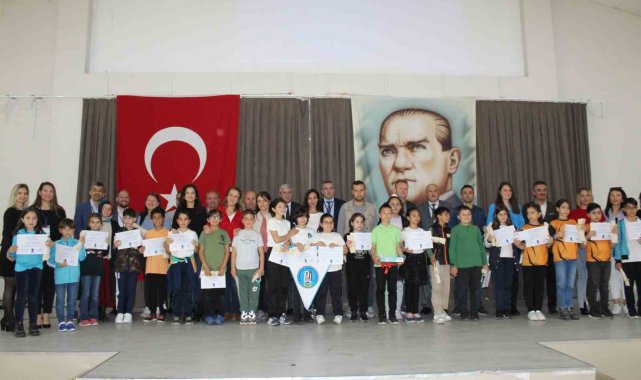 Çan'da kağıt kalem işlem oyunları yarışması düzenlendi