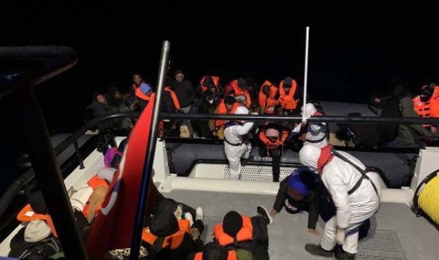 Çanakkale'de 50 kaçak göçmen yakalandı
