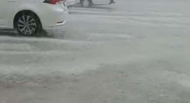 Çanakkale'de dolu ve sağanak