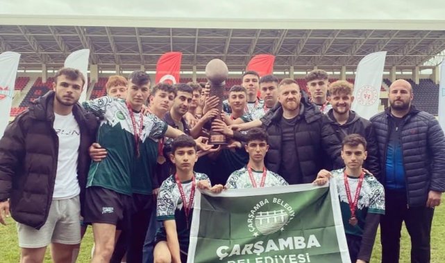 Çarşamba Belediye Spor Kulübü'nün ragbi başarısı