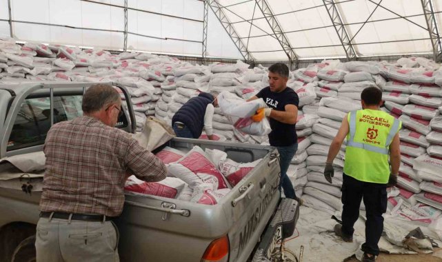 Çiftçilere yüzde 50 hibeli gübre dağıtımı