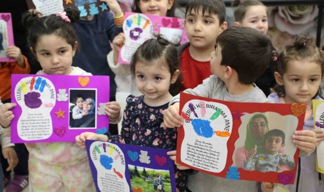 Çocuklardan Anneler Günü sürprizi