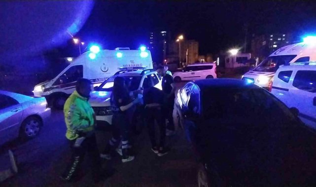Çorum'da baba-oğlun bıçaklandığı kavga kamerada