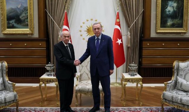 Cumhurbaşkanı Erdoğan, MHP lideri Bahçeli'yi kabul etti