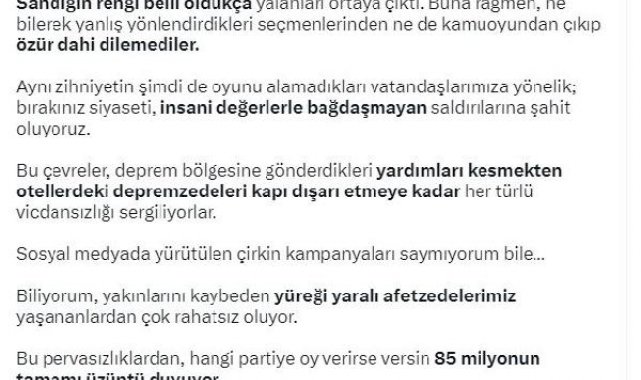 Cumhurbaşkanı Erdoğan: Seçimde ortaya çıkan fark CHP yönetiminin dengesini bozdu