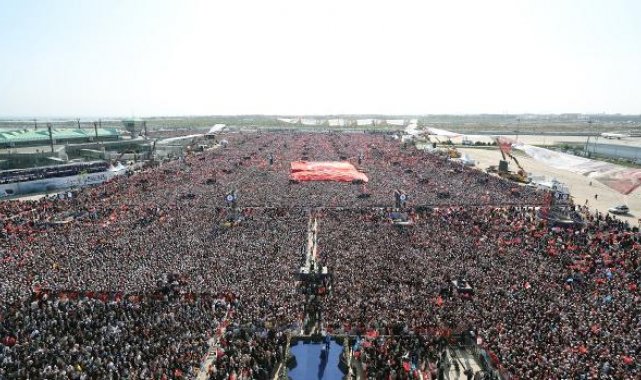 Cumhurbaşkanı Erdoğan'dan Büyük İstanbul Mitingi paylaşımı