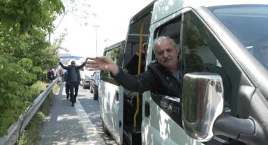 D-100'de 'Büyük İstanbul Mitingi' yoğunluğu