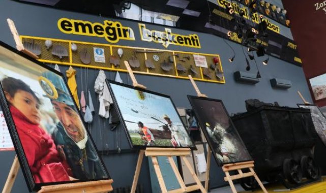Deprem bölgesinde görev yapan madencilerin fotoğrafları sergilendi