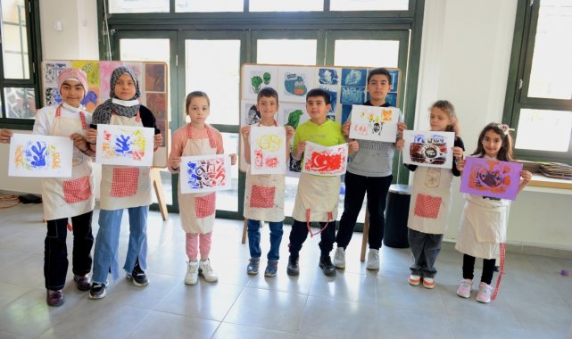 Depremzede çocuklar atölyelerde buluştu