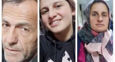 Dereye uçan araçta ölen 5 kişi, son yolculuklarına uğurlandı