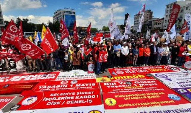 Diyarbakır, Tunceli, Bingöl, Batman ve Elazığ'da 1 Mayıs kutlandı