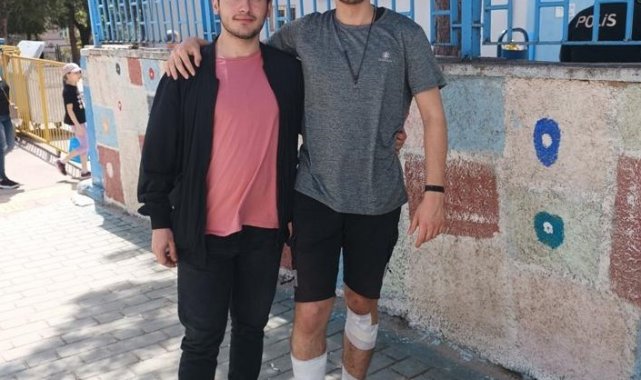 Dün kaza geçirdi, bugün hayatındaki ilk oyunu kullandı
