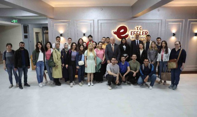 Efeler Belediyesi ADÜ'lü öğrencileri ağırladı