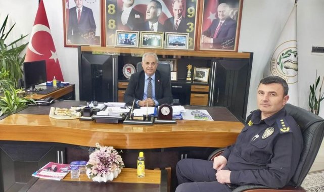 Emniyet Müdürü Bodur ve Başkan Yaman bir araya geldi