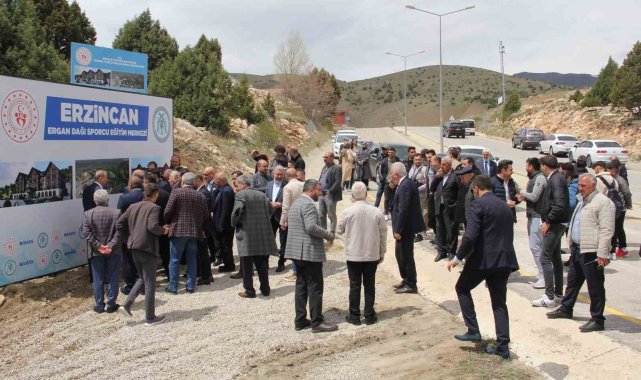 Ergan dağında yapılacak otel alanı gezildi