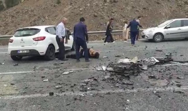 Erzincan'da kaza: 1 ölü, 3 yaralı