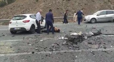 Erzincan'da kaza: 1 ölü, 3 yaralı