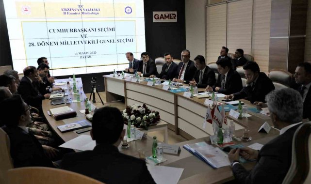 Erzincan'da Seçim Güvenliği Toplantısı yapıldı