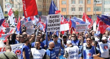 Eskişehir'de 1 Mayıs kutlamalarında 'pankart' gerginliği