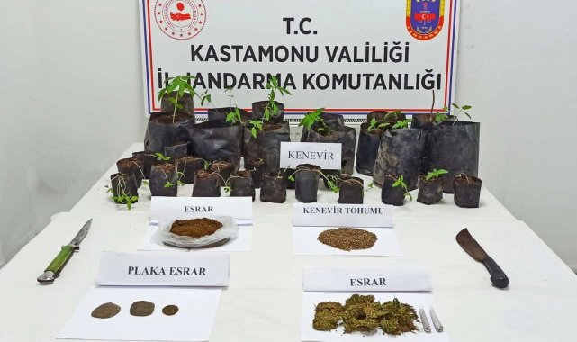 Esrarla yakalanan şahıs gözaltına alındı
