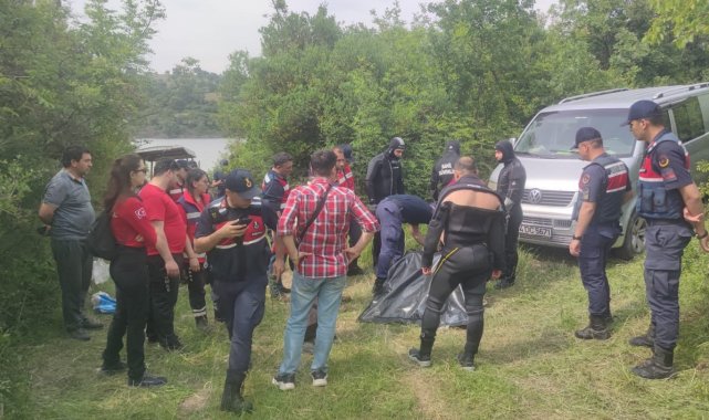 Ezine'de barajda tekne batması sonucu kaybolan kişinin cansız bedenine ulaşıldı