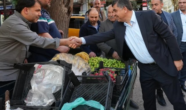 Fadıloğlu, esnafın sorunlarını dinledi
