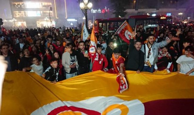 Galatasaray'ın şampiyonluğu Ankara'da çoşkuyla kutlandı